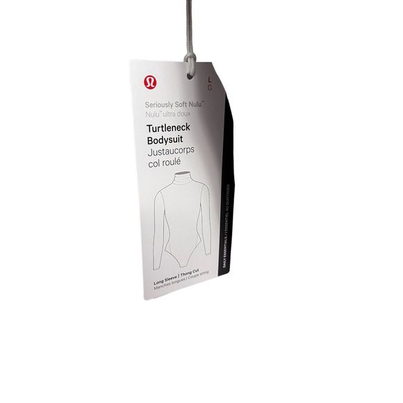 Lululemon Size LARGE Wundermost Ultra-Soft Nulu Turtleneck Bodysuit NWT - Picture 6 of 8